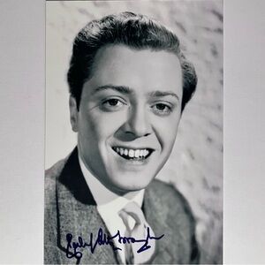 RICHARD ATTENBOROUGH Signed 4x6 Photo / GANDHI, Jurassic Park, DOCTOR DOLITTLE